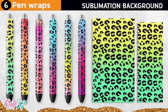 Download Leopard Pen Wraps Sublimation Designs - Sublimation design Collection