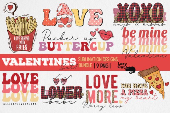 Download Valentines Sublimation Designs Bundle - Sublimation design Collection