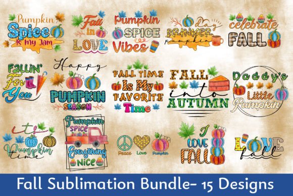Download Fall Sublimation Design SVG Bundle - Sublimation design Collection