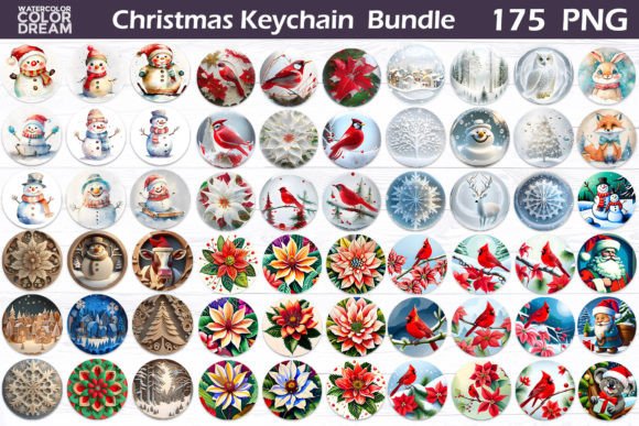 Download Christmas Keychain Bundle - Premium Resources