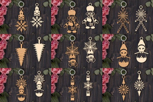 Download Christmas Keychain Laser Cut Svg - Premium Resources