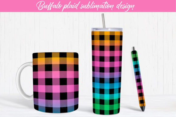 Download Buffalo Plaid Sublimation Design Tumbler - Sublimation design Collection