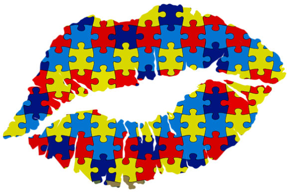 Download Autism Lips Sublimation Design - Sublimation design Collection